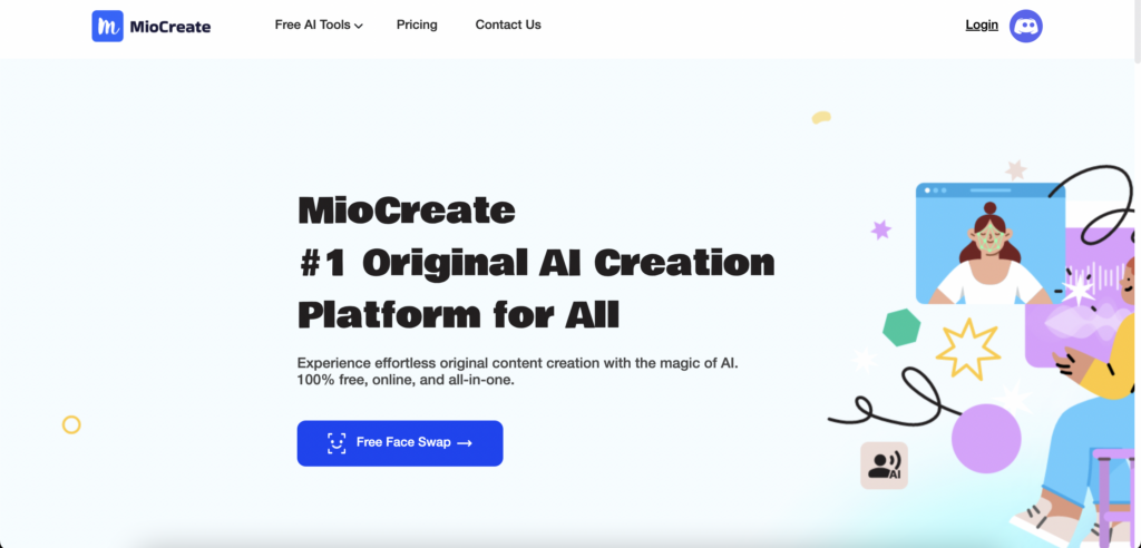 Miocreate - Best Deepfake Apps in 2024